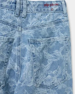 TOKYOSY TROUSERS - Light denim blue