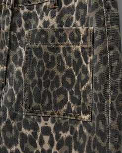 TOULOUSESW LEOPARD JEANS - Leopard