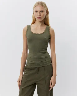 ULRIKKESW TOP - Army Green