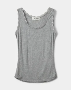 ULRIKKESW TOP - Grey mel