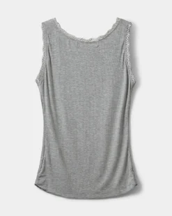 ULRIKKESW TOP - Grey mel