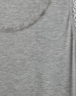 ULRIKKESW TOP - Grey mel