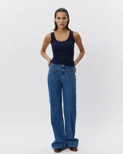 ULRIKKESW TOP - Navy