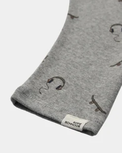 VALDEMARSB TROUSERS - Grey melange