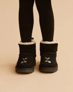 VALESK TEDDY BOOT - Black