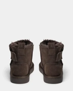 VALESK TEDDY BOOT - Dark brown