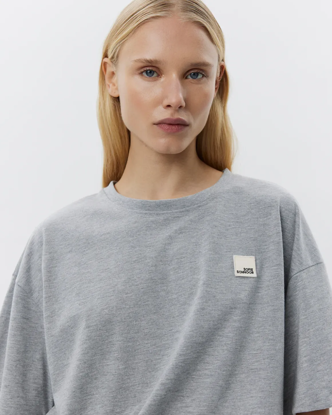 VERASW T-SHIRT - Grey melange