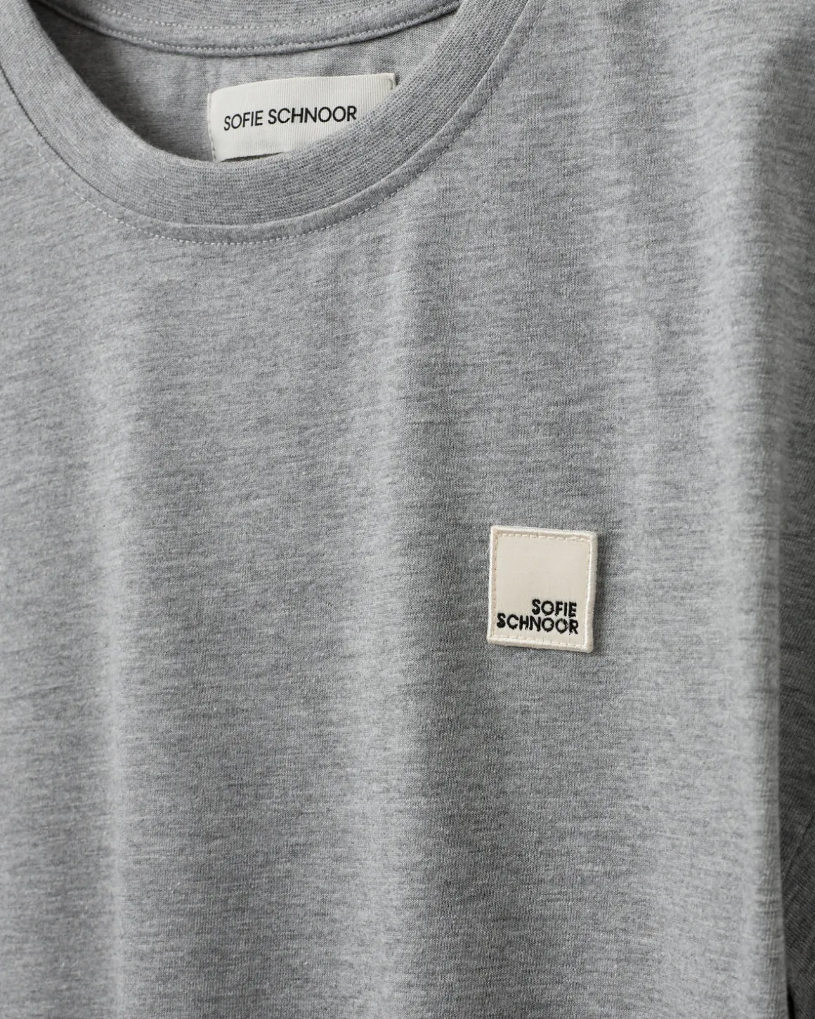 VERASW T-SHIRT - Grey melange