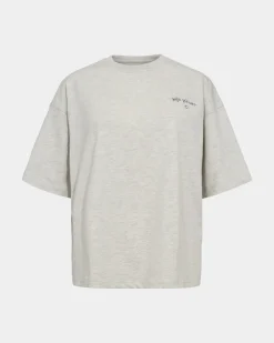 VERASW T-SHIRT - Grey melange