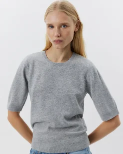 VIANASW KNIT - Grey melange
