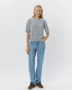 VIANASW KNIT - Grey melange