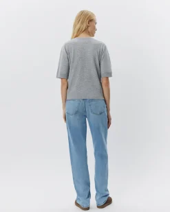 VIANASW KNIT - Grey melange