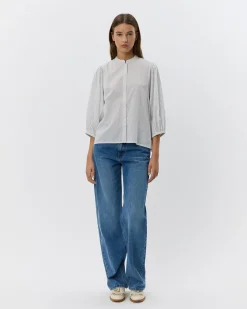 VILJASW SHIRT - Off White - Navy