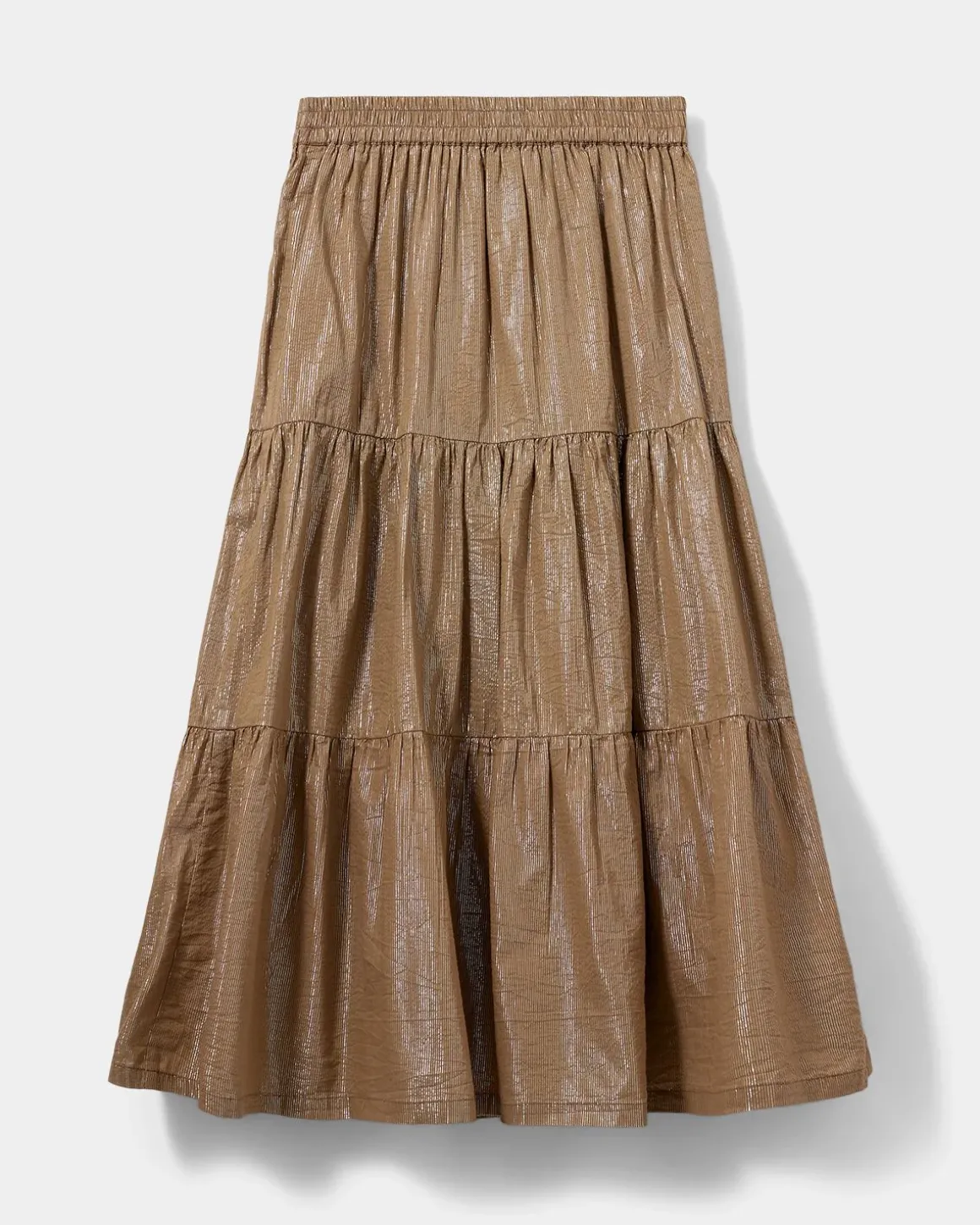 VIVISY SKIRT - Mocha Brown