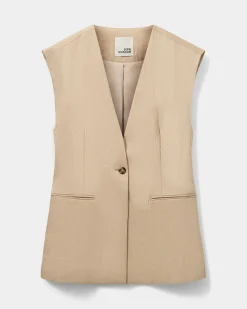WALLISSW VEST - Nature