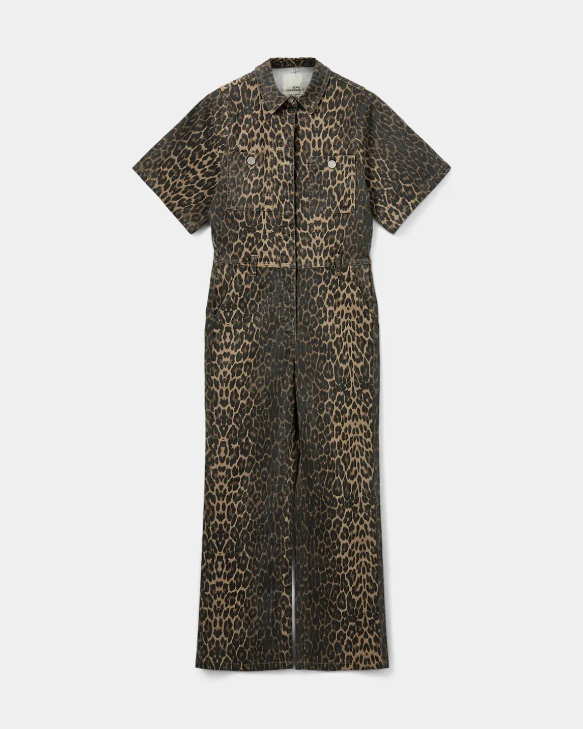 WILMASW JUMPSUIT - Light brown leopard