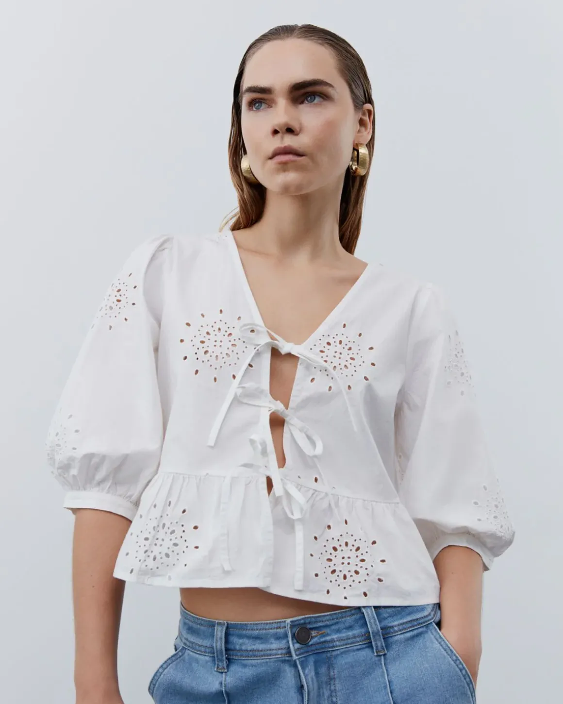 YasmineSW Shirt - Snow white