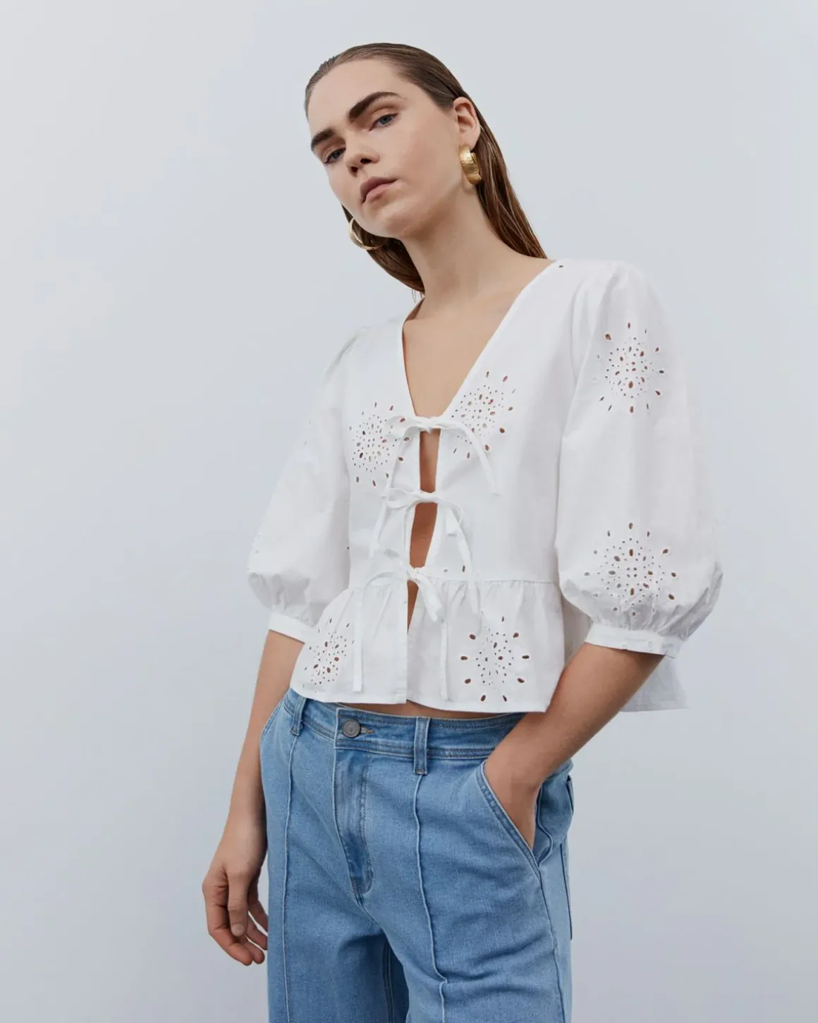 YasmineSW Shirt - Snow white