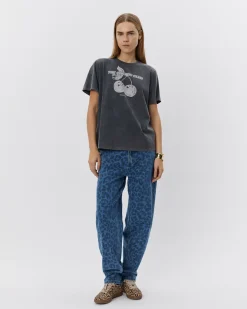 ZENASW T-SHIRT - Washed black