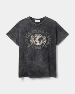 ZENASW T-SHIRT - Washed black