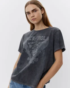 ZENASW T-SHIRT - Washed black