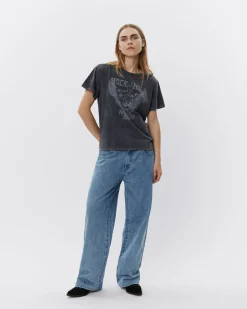 ZENASW T-SHIRT - Washed black