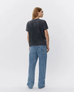 ZENASW T-SHIRT - Washed black