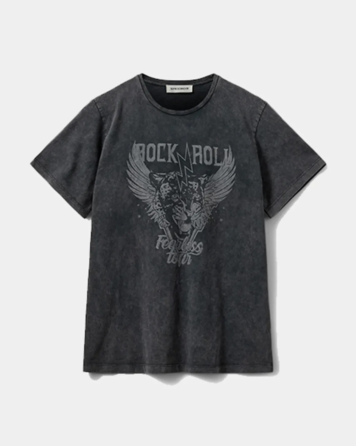 ZENASW T-SHIRT - Washed black