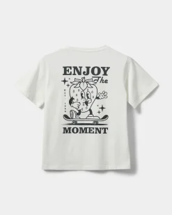 ZENASY T-SHIRT - Snow White Ebony