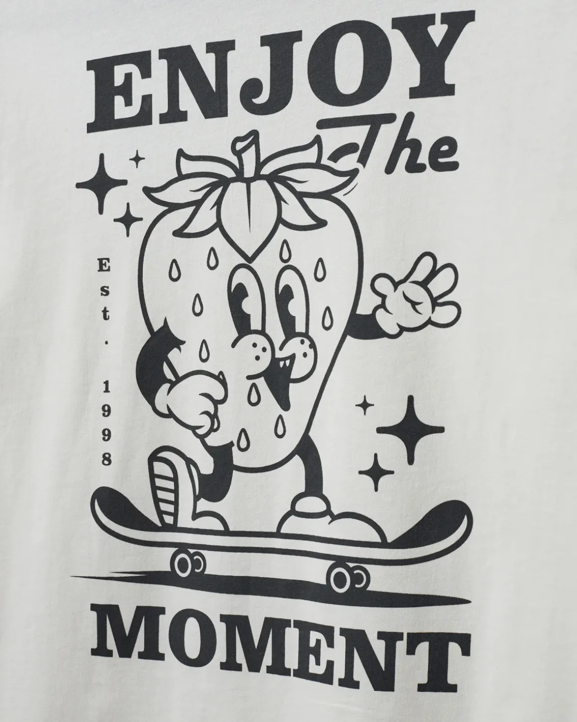 ZENASY T-SHIRT - Snow White Ebony