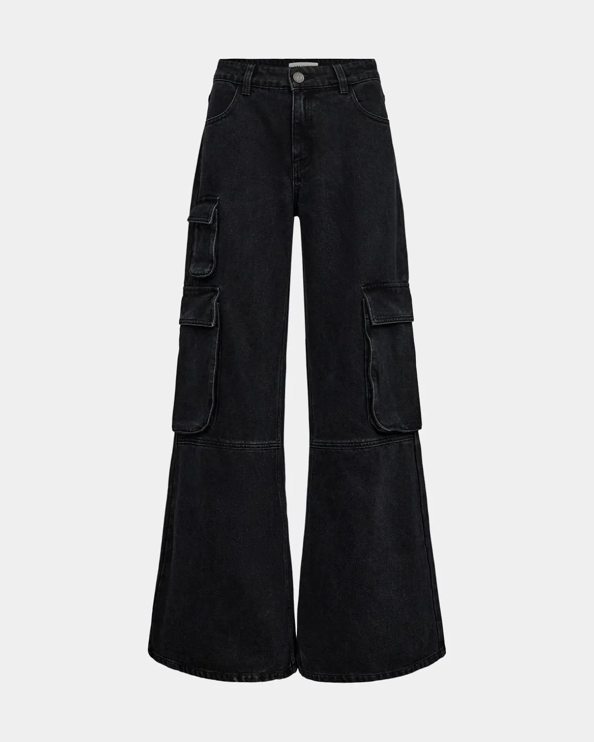 ZILASW TROUSERS - Washed black