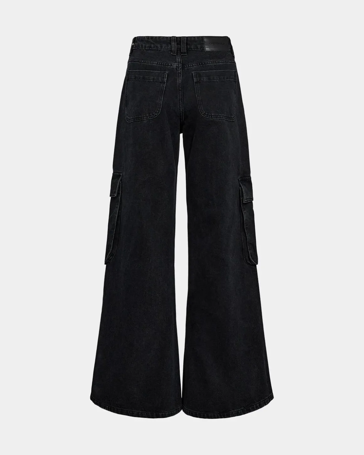 ZILASW TROUSERS - Washed black
